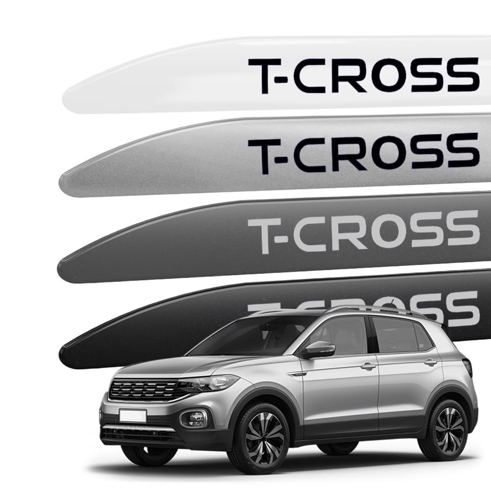 Friso Lateral Porta T-Cross 2019-2025 Facão Pintado Cor Original com Grafia