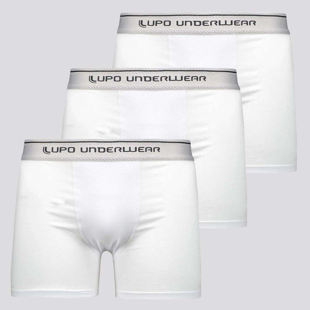 Cueca Boxer Lupo: Conforto e Qualidade em Kit!