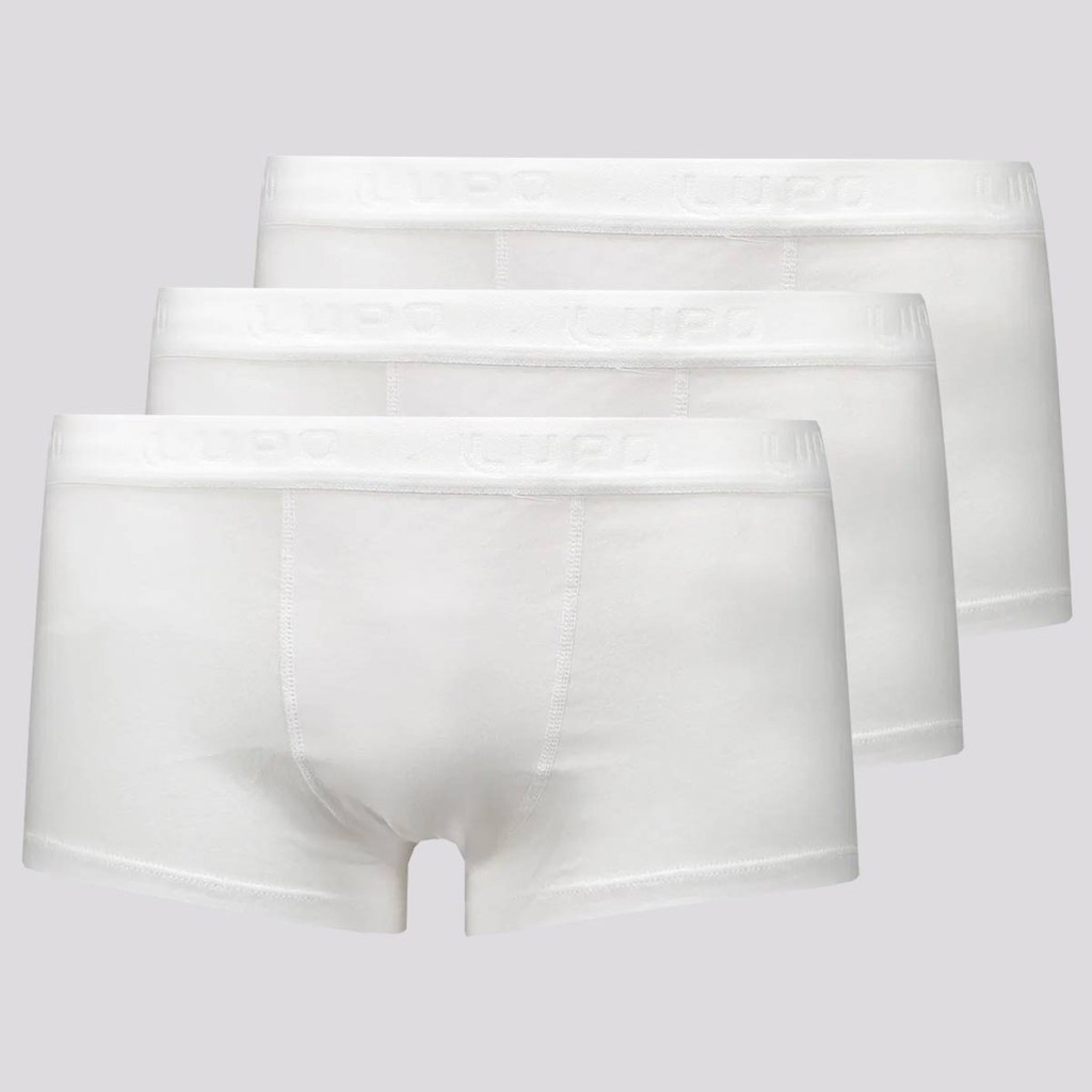 Cueca Sunga Lupo Algodão: Conforto em 3 Unidades!