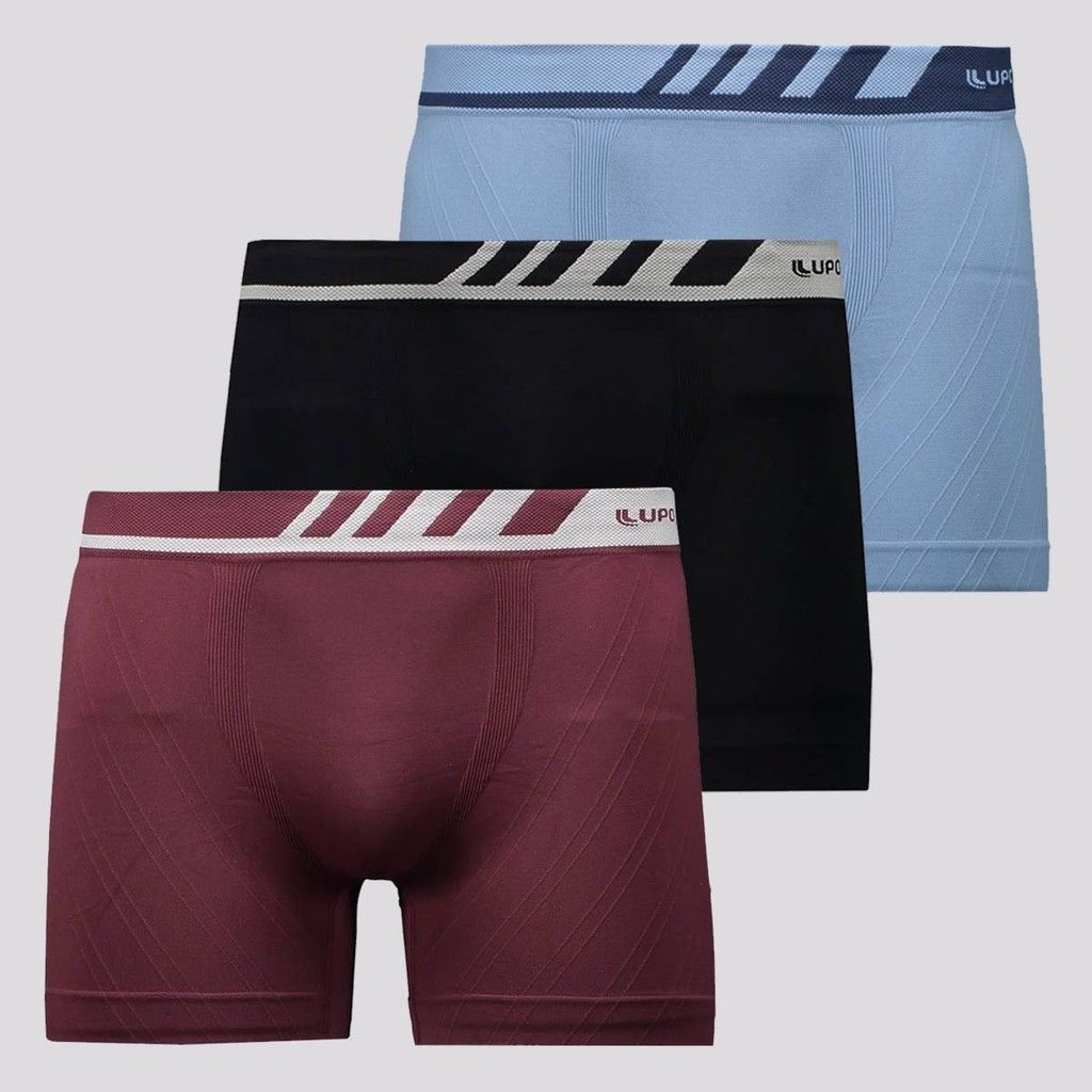 Cuecas Boxer Lupo Microfibra: Conforto e Qualidade!