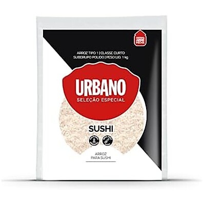 Arroz Sushi Urbano Grão Curto 1kg: Sabor Especial