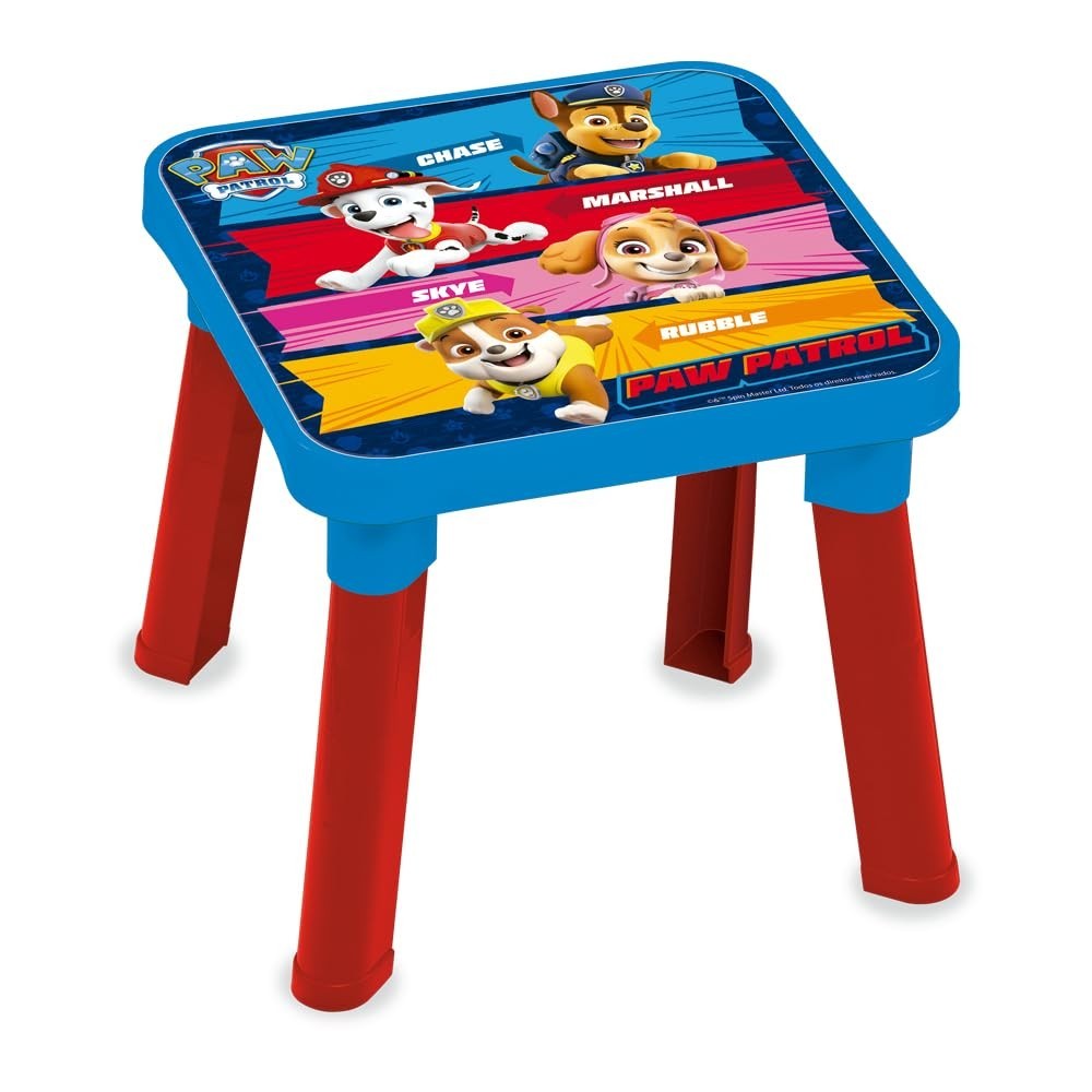 Mesa de Atividades com Cadeira da Patrulha Canina - Estímulo à Criatividade Infantil