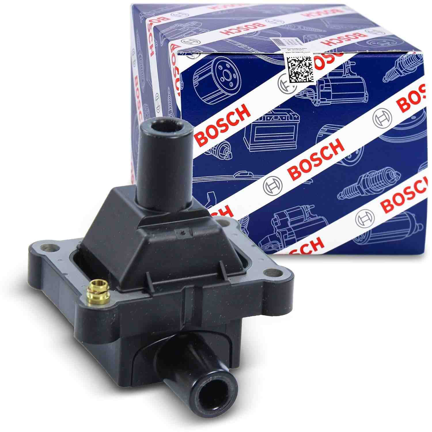 Bobina de Ignição Bosch para DAEWOO Korando, MERCEDES Vito e SSANGYONG (1.8-3.6L 1991-)