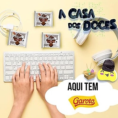 Mini Tablete de Chocolate Talento Avelã Diet 25g c/15 - Garoto