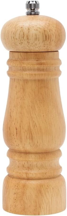 Moedor Manual de Pimenta e Sal em Madeira Premium com Mecanismo de Cerâmica - Design Rústico para Cozinha Gourmet