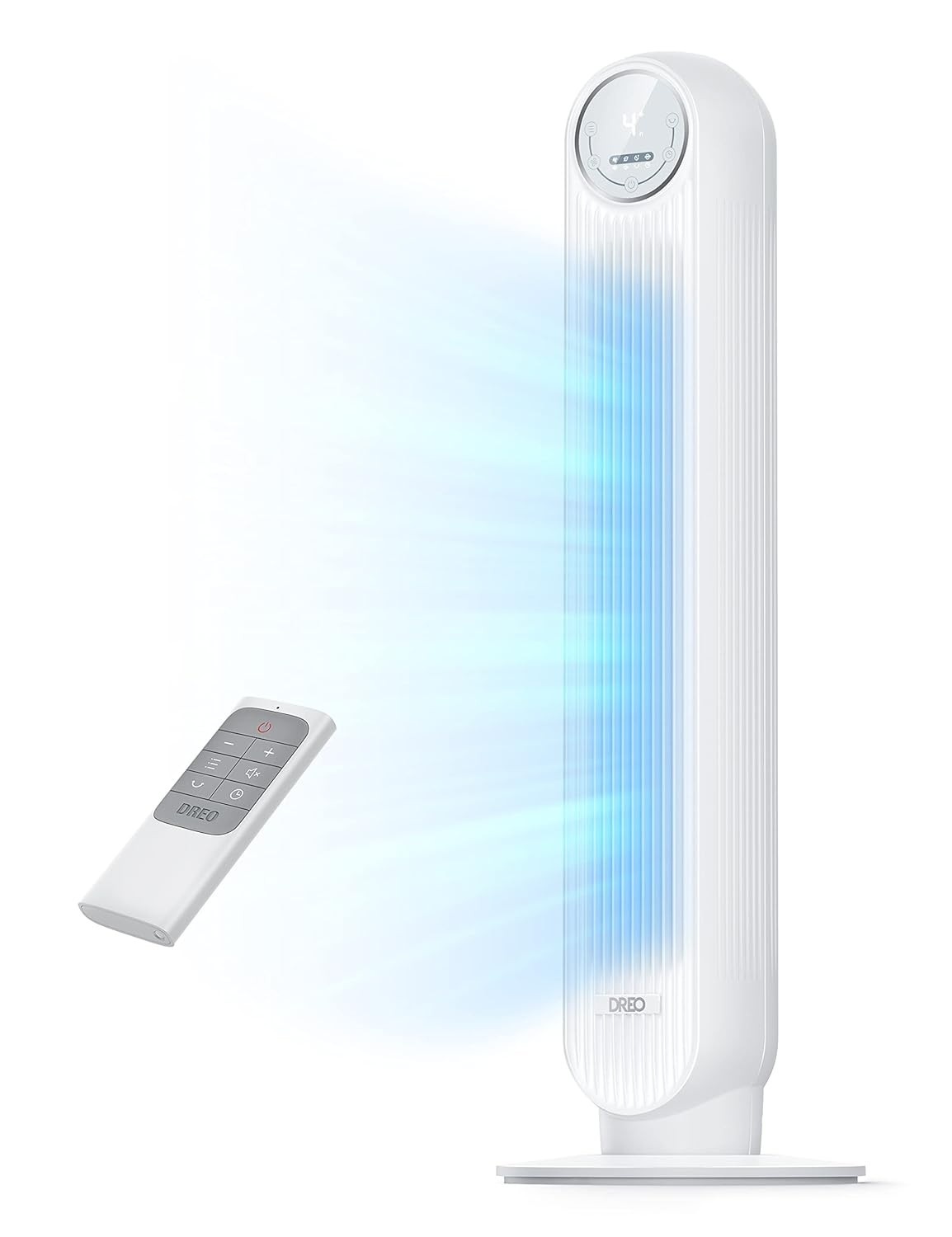 Ventilador de Torre Dreo com Oscilação de 90° – Design Moderno e Silencioso