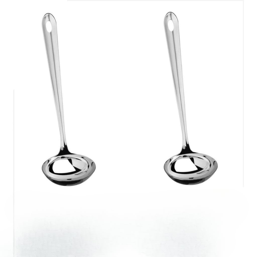 Mini Concha Aço Inox 16,5cm Multiuso - Utensílio de Cozinha Prático e Elegante