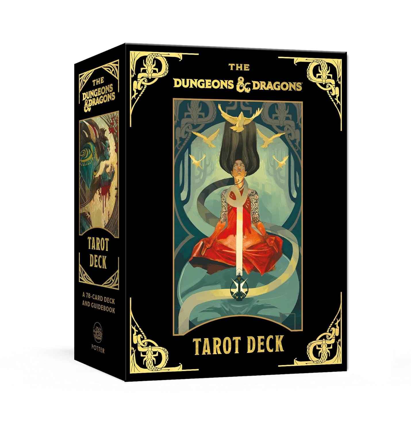 Baralho de Tarot Dungeons & Dragons: 78 Cartas e Guia Oficial