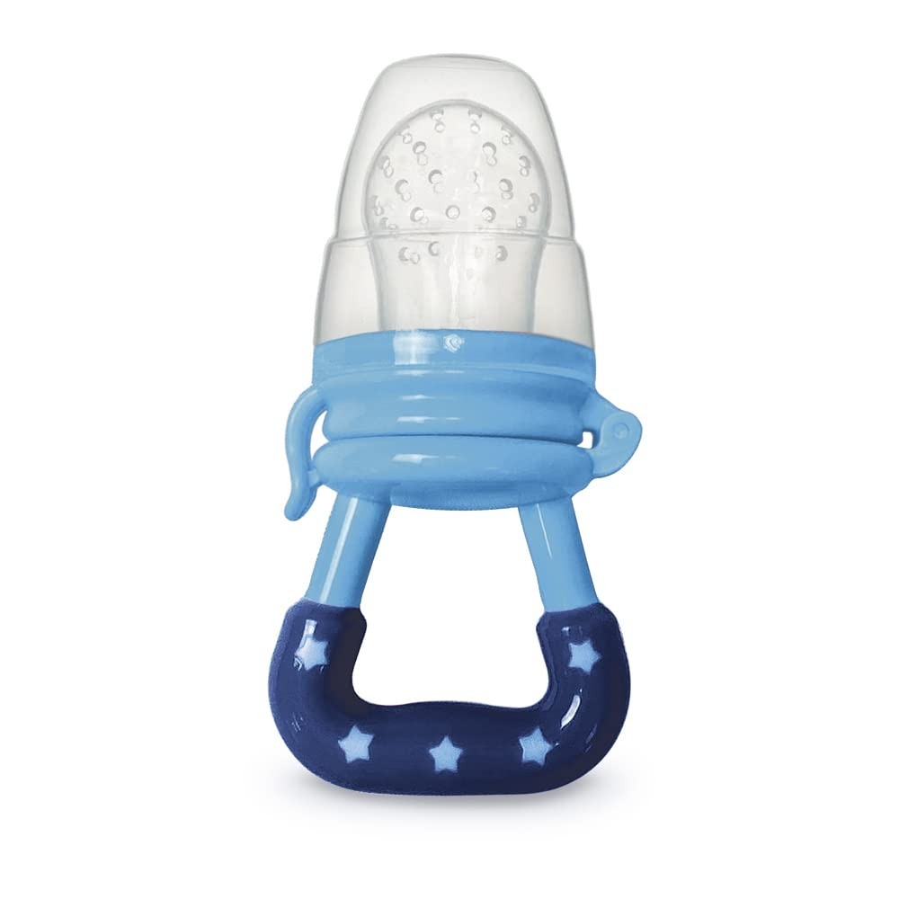 Adoleta Bebê Alimentador de Silicone Azul - Seguro e Prático para Introdução Alimentar