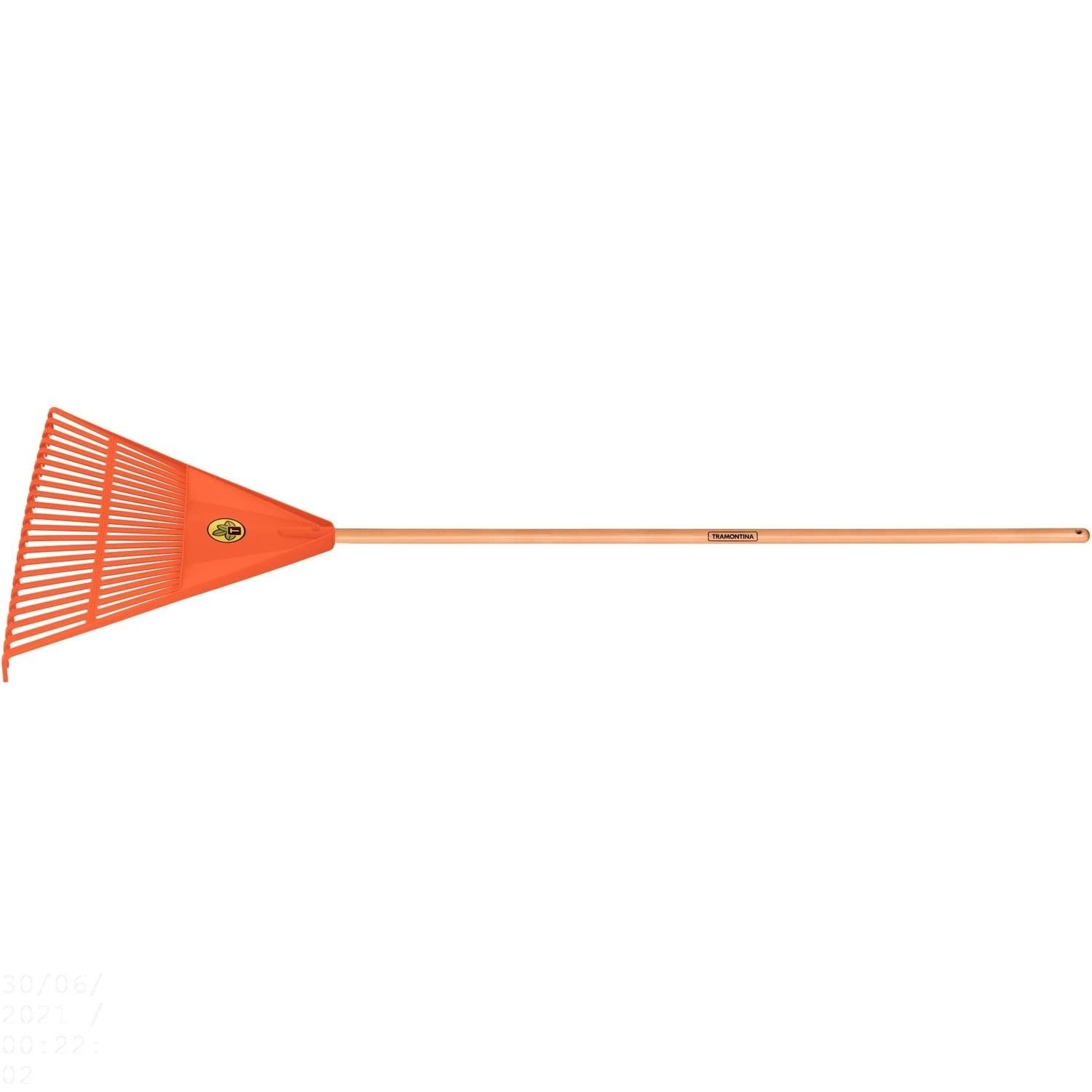 Vassoura Plástica Tramontina 22 Dentes com Cabo de Madeira 120 cm - Limpeza Eficiente e Durável