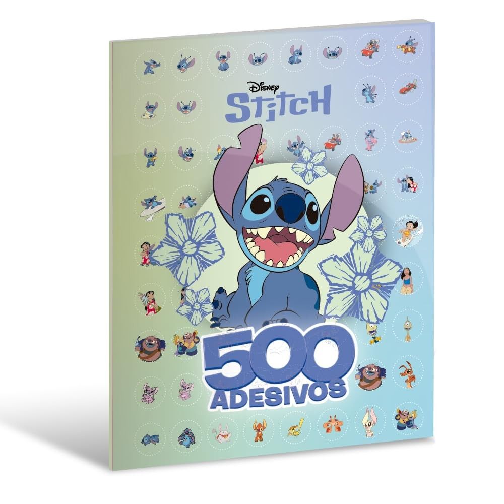 Livro de Atividades e Adesivos do Stitch: Diversão Garantida com 500 Adesivos!