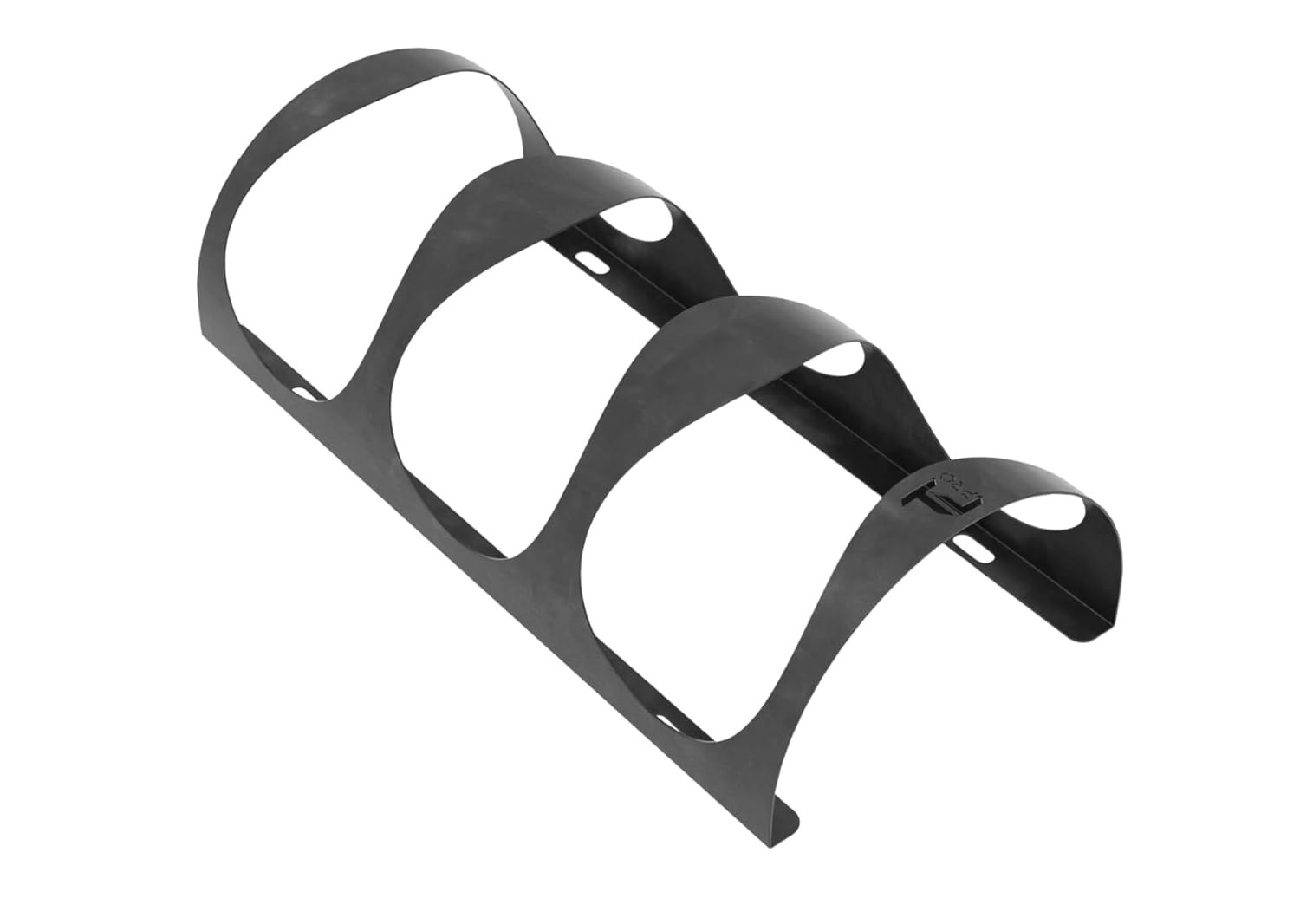 Rack Curvo para 3 Garrafas de Vinho em Aço TLPRO - Design Moderno e Durabilidade