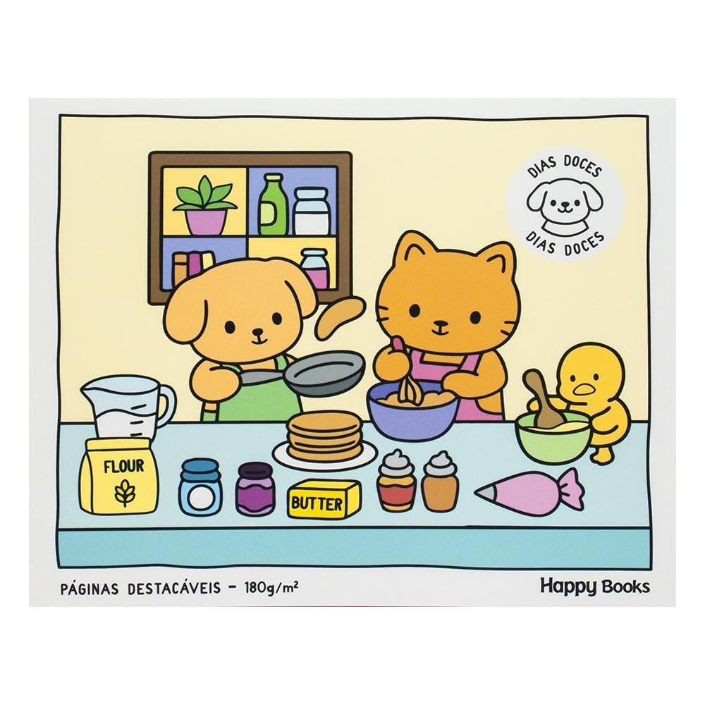 Livro de Colorir Cozy & Cute: Dias Doces - Momentos de Calma e Criatividade