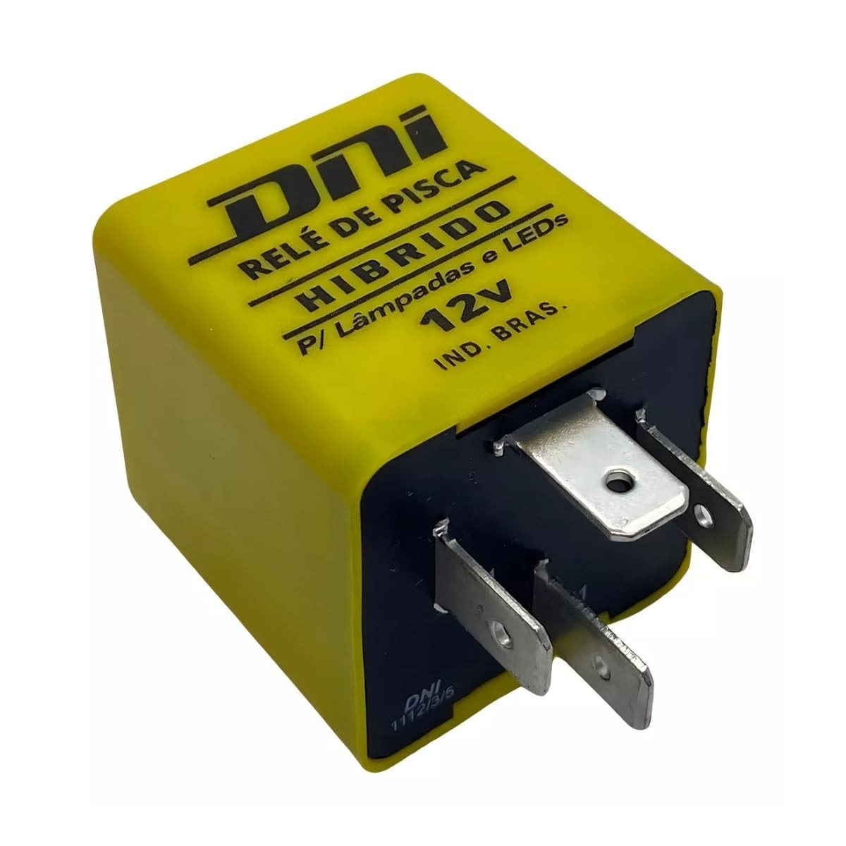 Relé de Pisca Híbrido DNI 1112 - 120W 12V 4 Terminais: Segurança e Eficiência para Seu Veículo