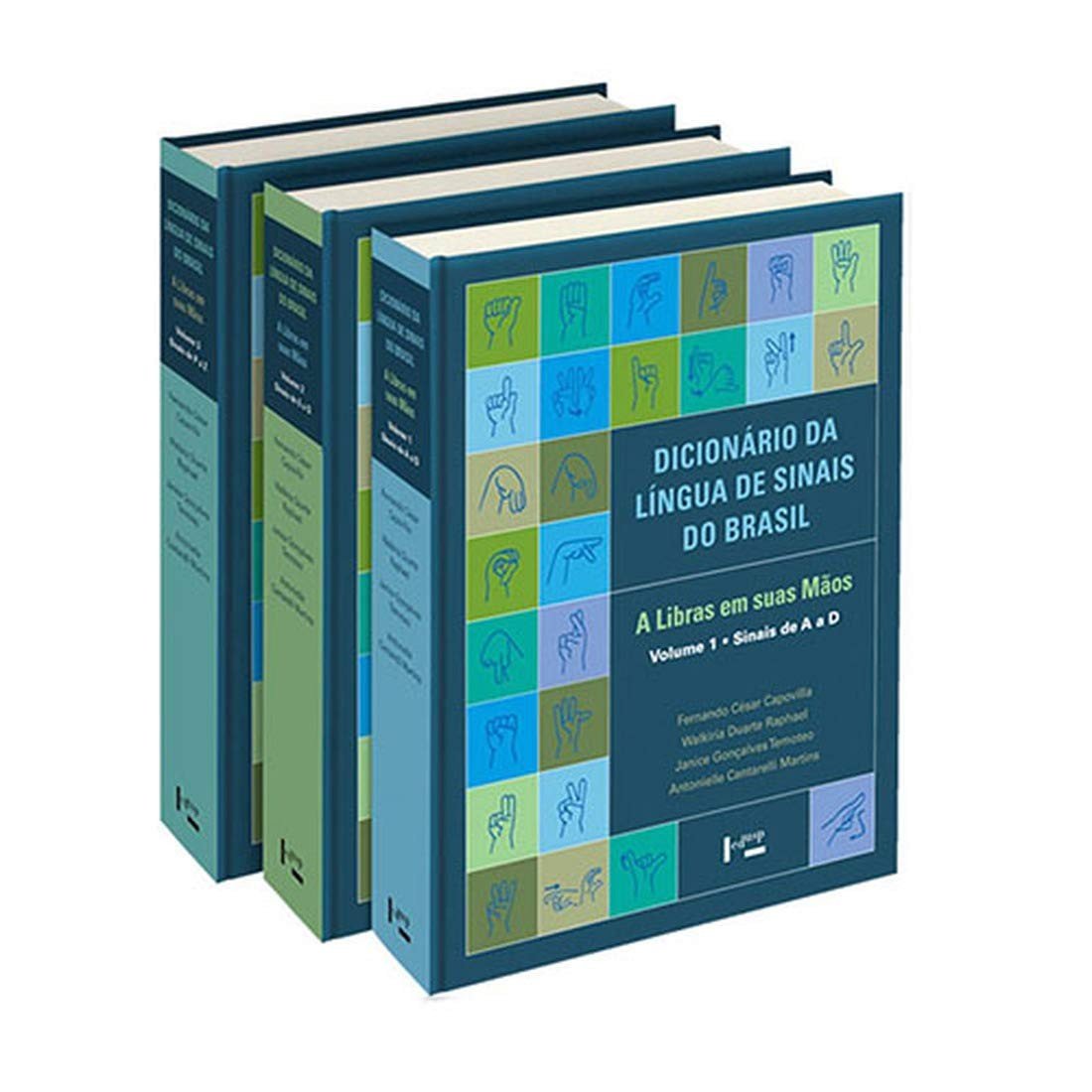 Dicionário Completo de Libras: A Língua Brasileira de Sinais em 3 Volumes