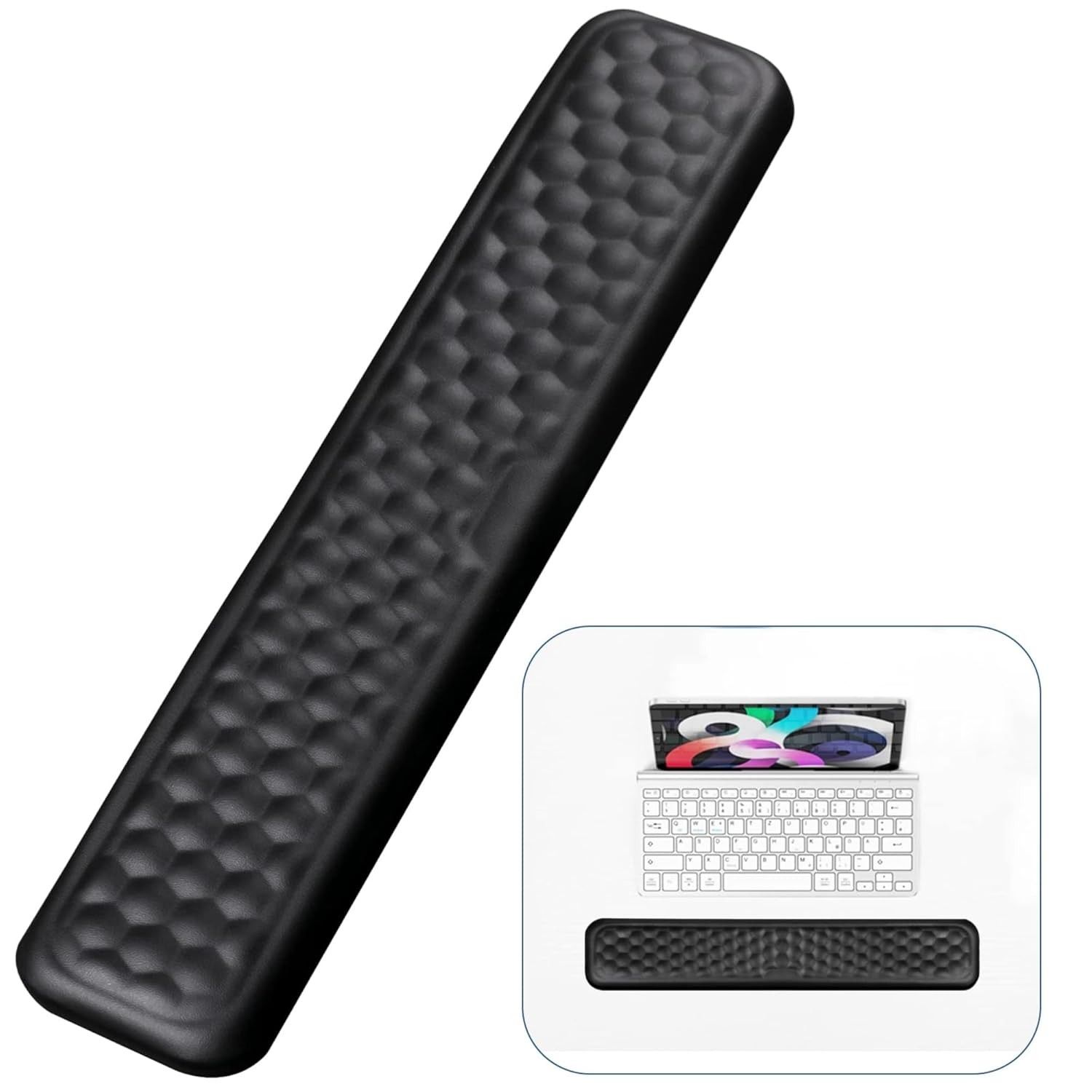 Suporte Ergonômico para Pulso com Espuma de Memória – Conforto e Estabilidade para Teclados e Notebooks