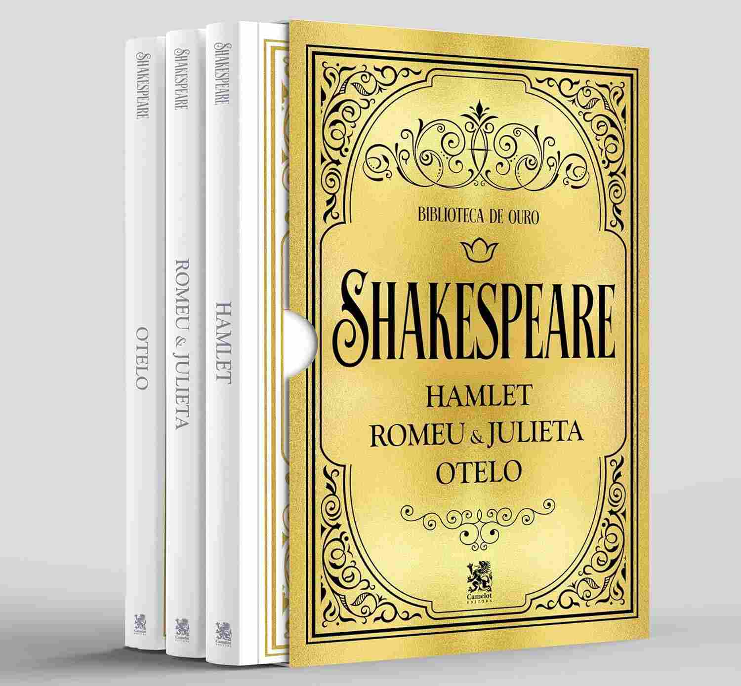 Box Biblioteca de Ouro Shakespeare: 3 Clássicos Essenciais