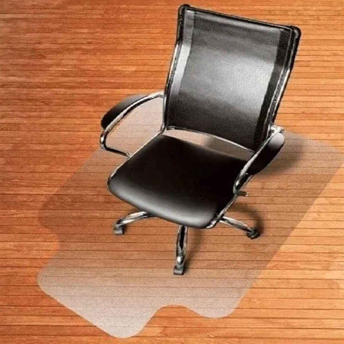 Protetor de Piso Flexível Transparente 85cm x 120cm - Proteja seu Ambiente com Estilo
