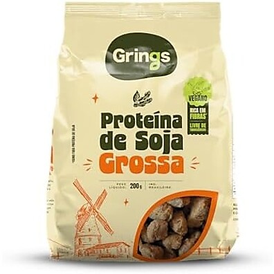 Proteína de Soja Grings Grossa 200g: Versátil e Nutritiva