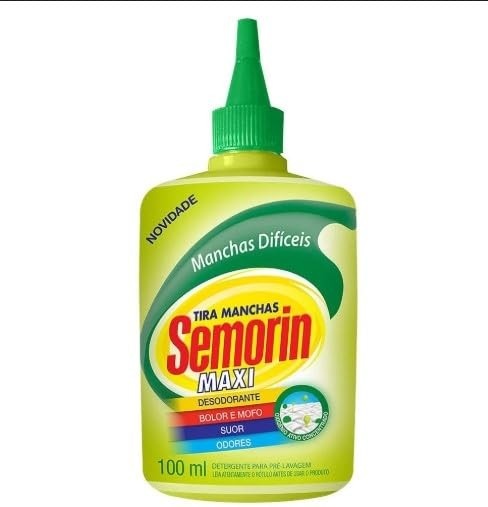 SEMORIN Tira Manchas Maxi 100ml - Removedor de Manchas Profundo para Roupas