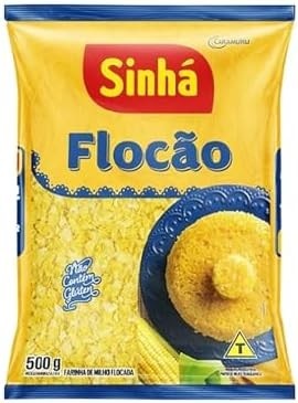 Farinha De Milho Flocada Flocão 500gr Sinhá
