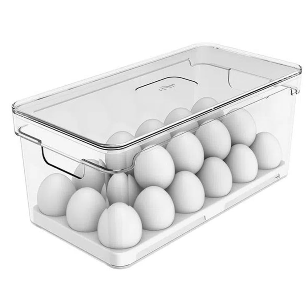 Organizador de Ovos Clear Fresh 36 Unidades - Prático e Moderno para sua Geladeira