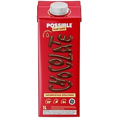 Chocolate Orgânico de Castanha-de-Caju Possible 1L