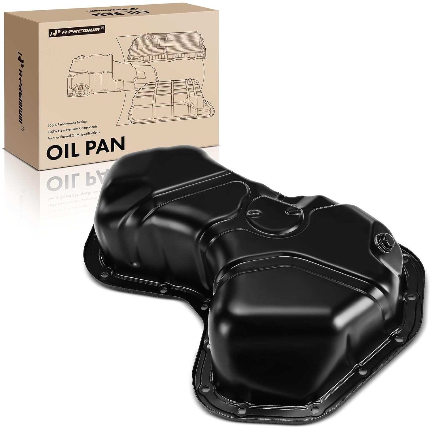 Cárter de Óleo Inferior A-Premium para Toyota Camry, RAV4, Highlander, Sienna, Avalon, Venza e Lexus RX350, RX450h, ES350 (3.5L V6)