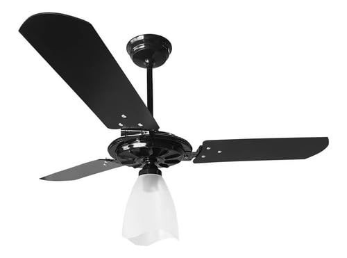 Ventilador de Teto Yris com Motor Grande 150W/180W Ventex Preto 127V - Potência e Estilo para seu Ambiente