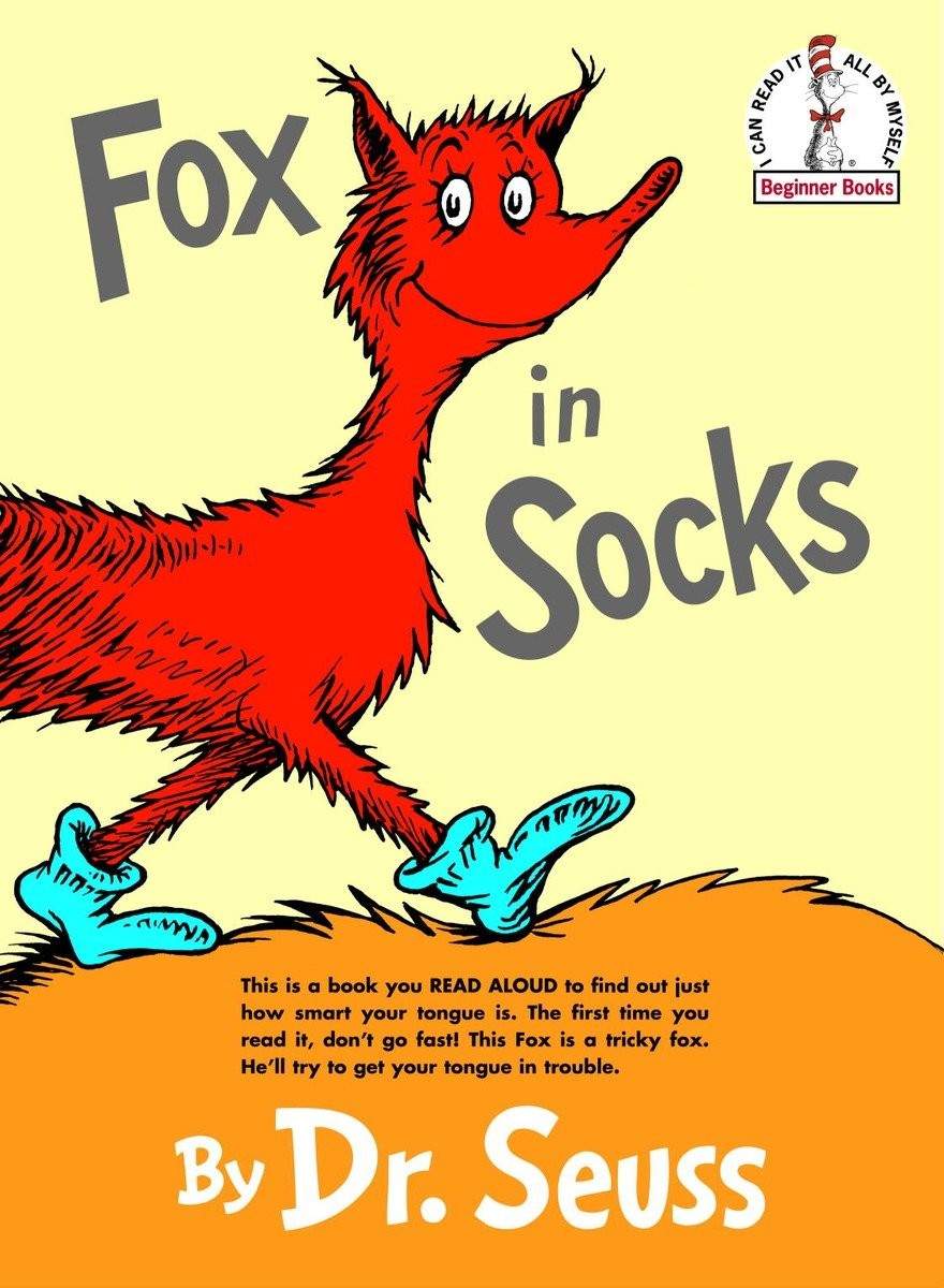 Fox in Socks: O Livro Divertido de Rimas do Dr. Seuss para Pequenos Leitores
