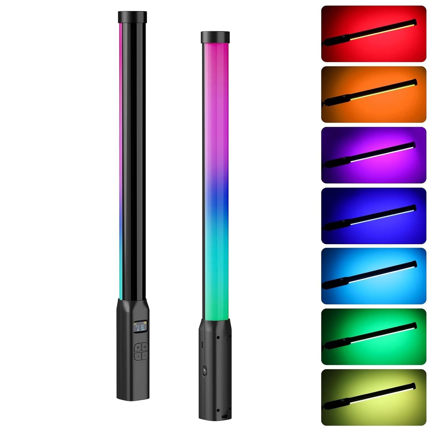 Bastão de Luz LED ULANZI VL119 RGB: Iluminação Profissional Portátil para Fotos e Vídeos
