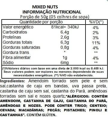 Mix de Nuts Premium 2x500gr - X Roots