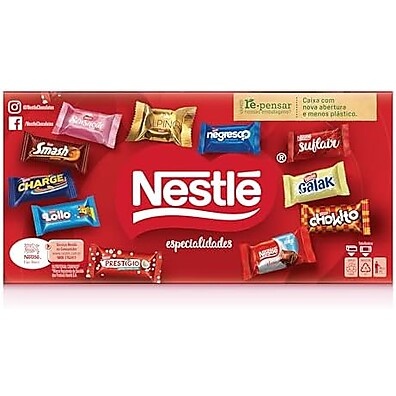 Nestlé Especialidades: Bombons Sortidos 251g - Delícia!