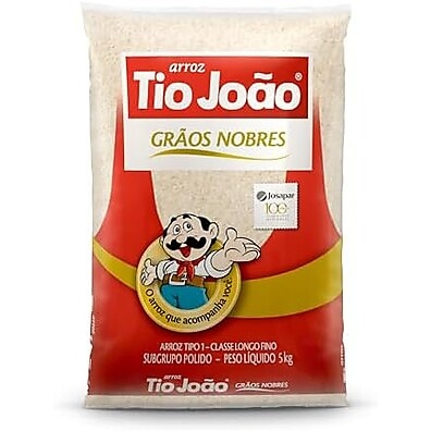Arroz Tio João Branco 5kg: Soltinho e Delicioso