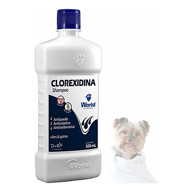 Shampoo Clorexidina 500ml: Tratamento Suave e Eficaz para Dermatites