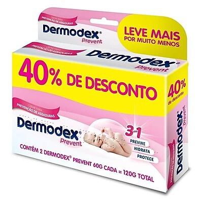 Dermodex Prevent Kit – Proteção Contra Assaduras com 60g