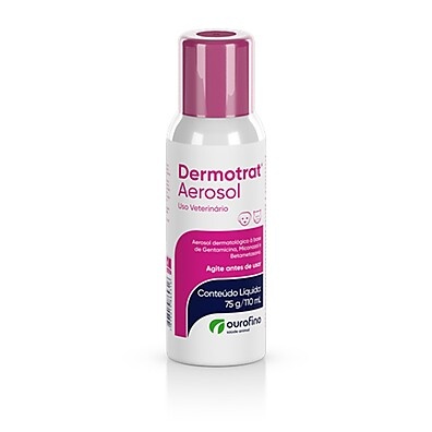 Dermotrat Aerosol 110mL – Tratamento Completo para Pele de Cães e Gatos