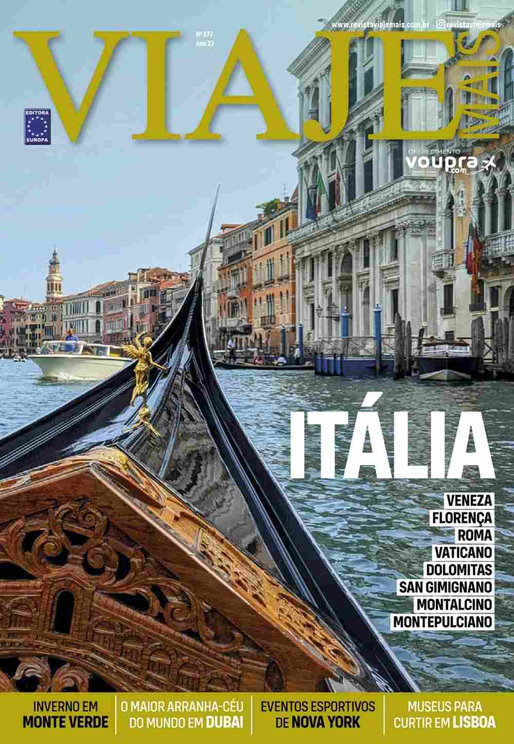 Revista Viaje Mais Edição 277: Descubra a Itália e Destinos Incríveis!