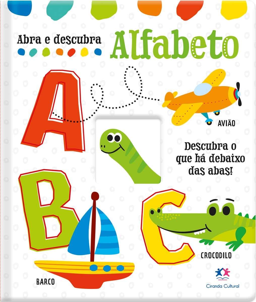 Livro Interativo "Abra e Descubra - Alfabeto": Aprenda o ABC com Diversão!