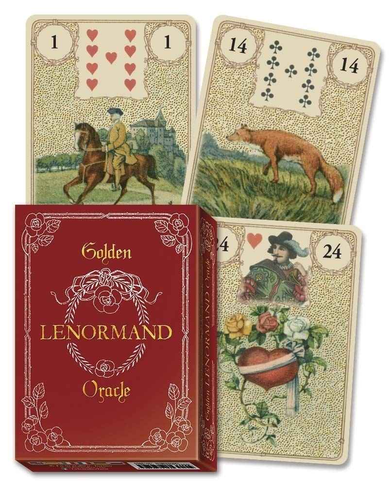 Golden Lenormand Oracle: Descubra Respostas com Dourado Brilhante