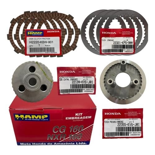 Kit Embreagem Completo Cg 160 e Bros 160 MP: Desempenho e Durabilidade para Sua Moto