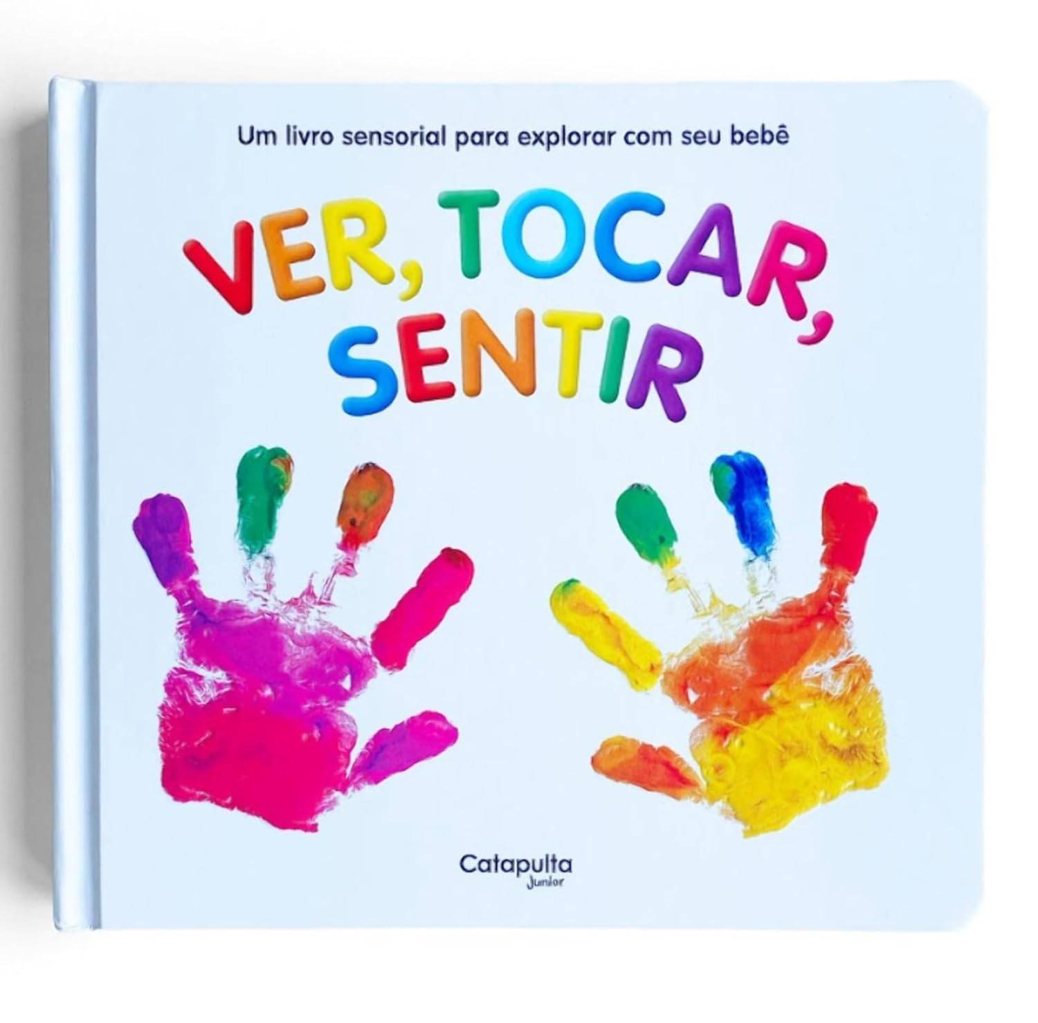 Livro Interativo Bebê: Ver, Tocar e Sentir para Desenvolvimento Sensorial