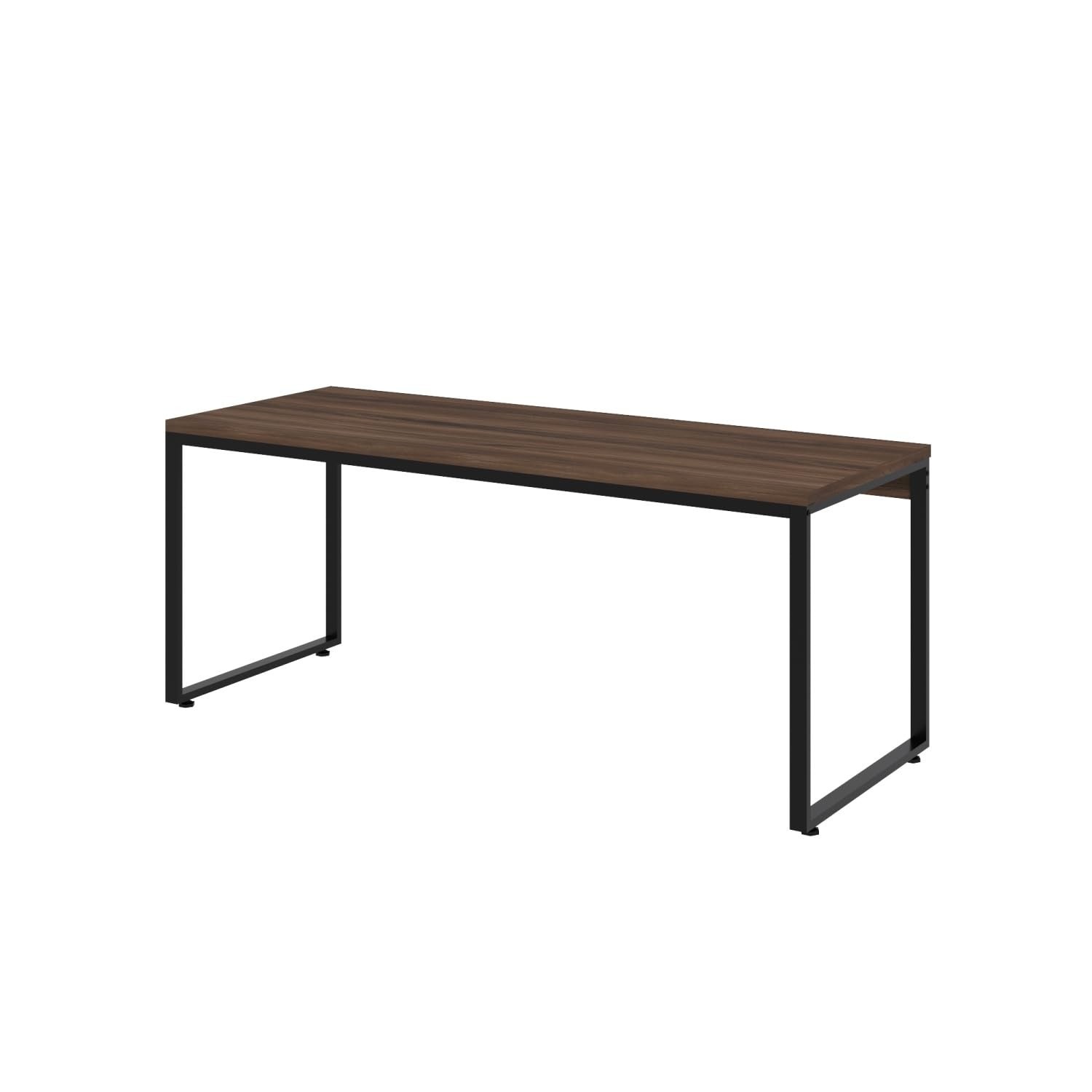 Mesa Diretor Kuadra 180x70x75cm – Design Industrial Moderno com Estrutura Preta