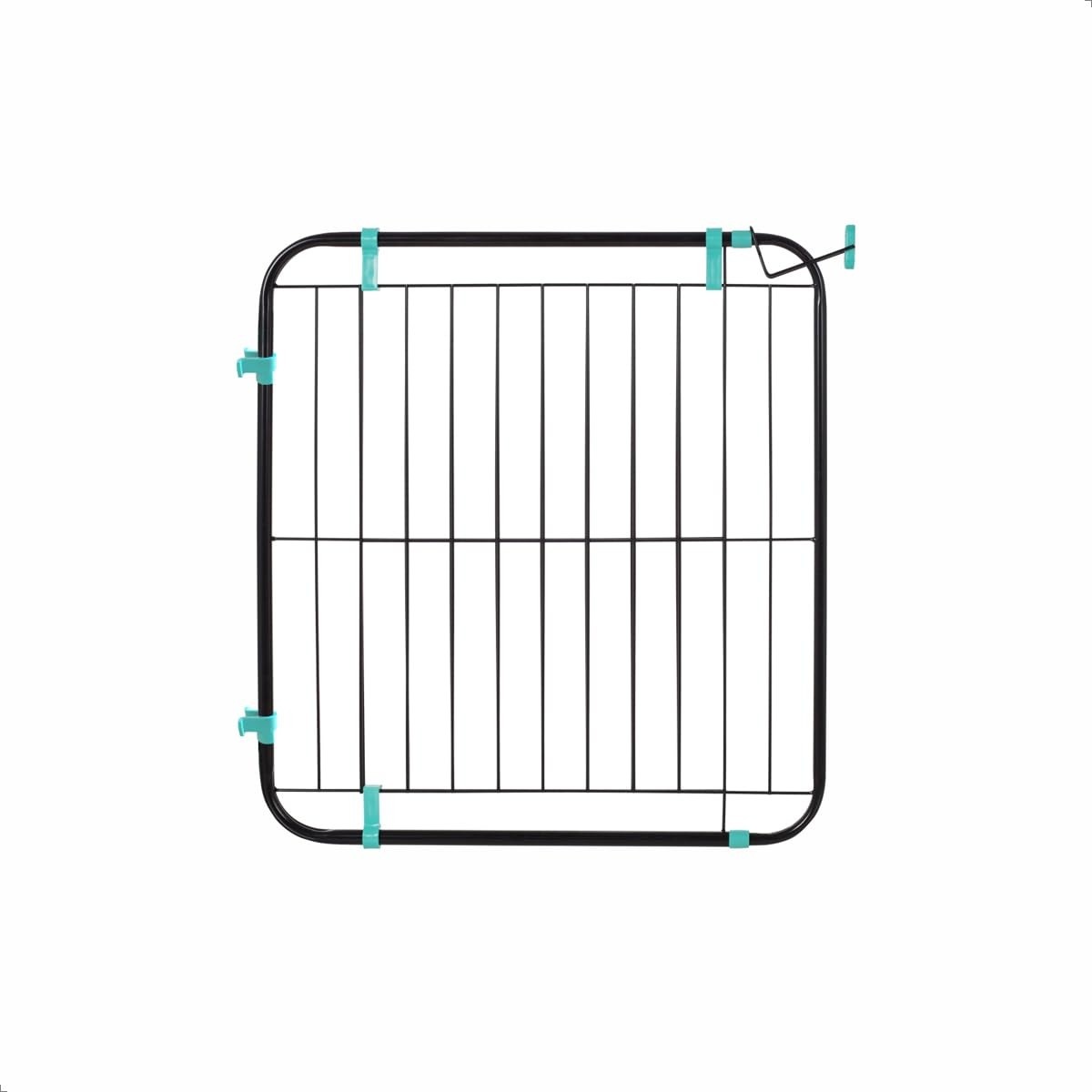 Portão Expansivo Preto 70cm a 115cm para Pets - Segurança e Liberdade com Design Moderno