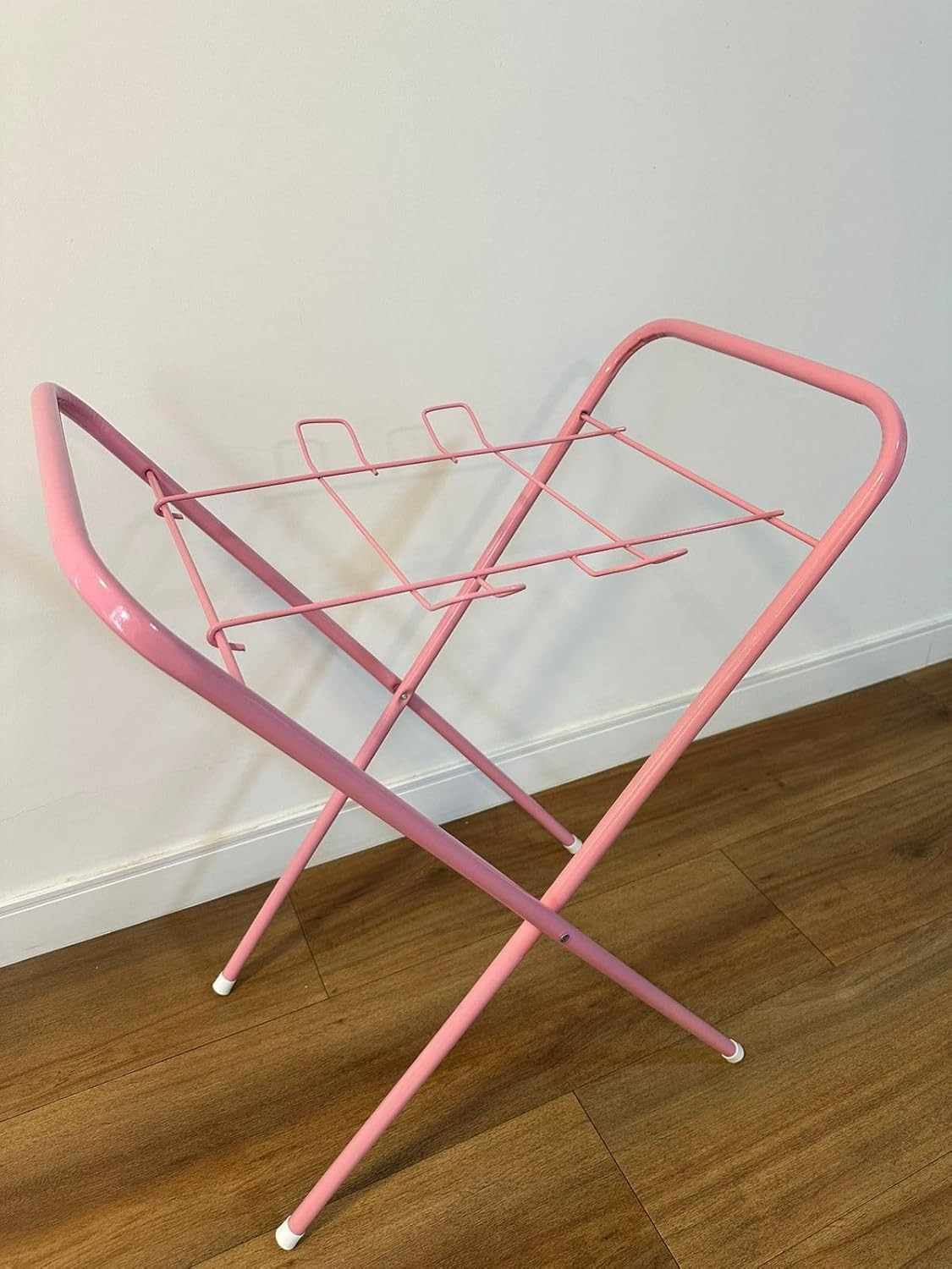 Suporte para Banheira de Bebê Compacto Retrátil e Desmontável - Rosa | Segurança e Conveniência para o Cuidado do Seu Pequeno