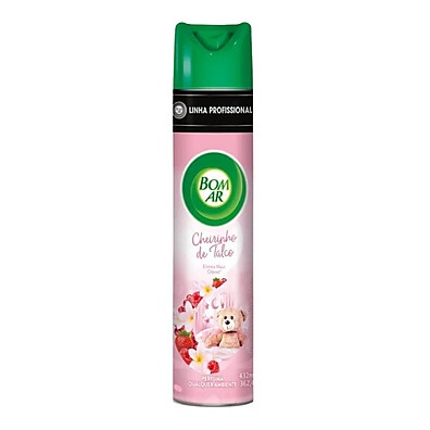 Desodorizador Bom Ar 432ml Cheirinho de Talco – Perfume que Dura!