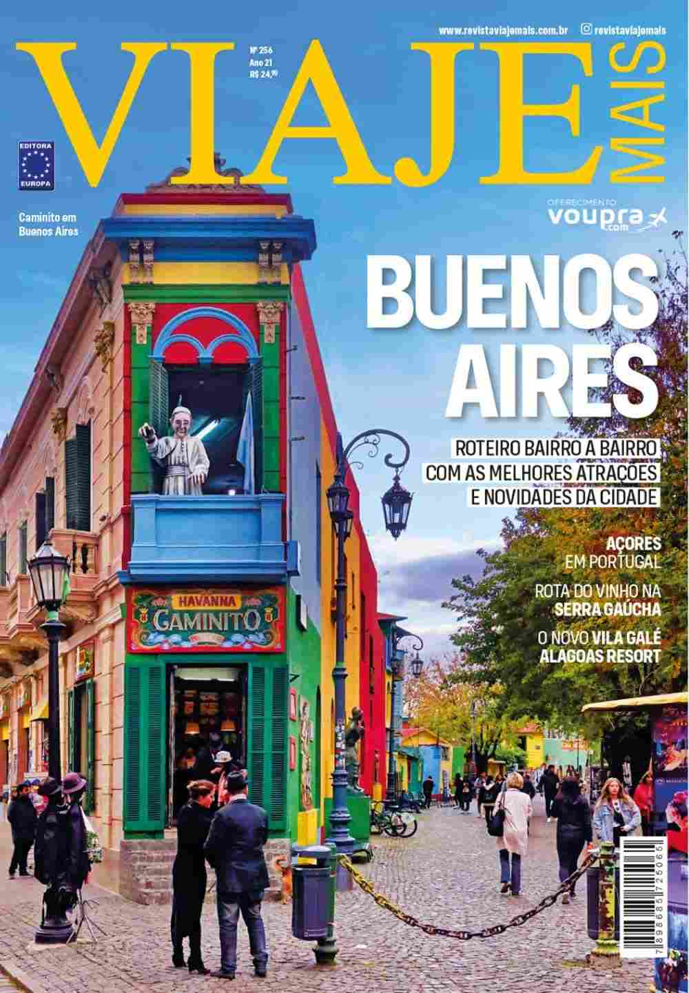 Revista Viaje Mais Edição 256: Descubra Buenos Aires e Destinos Incríveis!