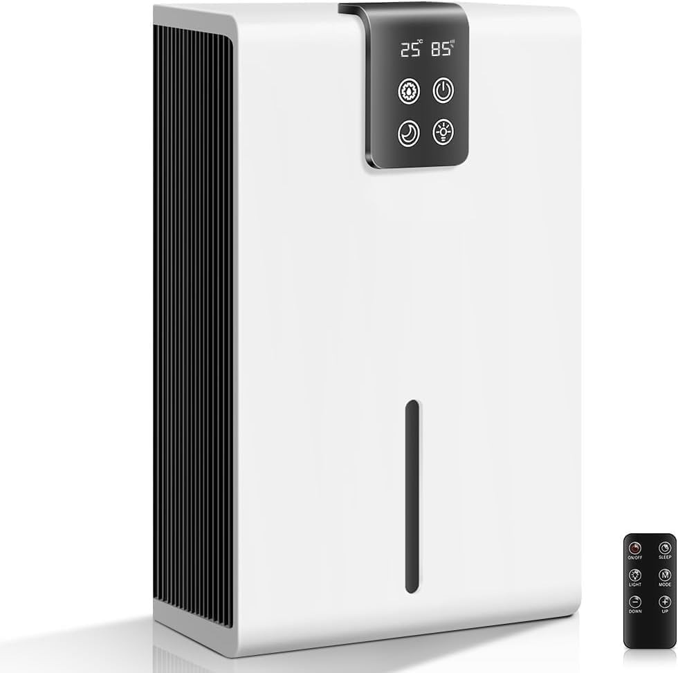 Desumidificador de Ar 2,2L com Controle Remoto - Silencioso e Multifuncional