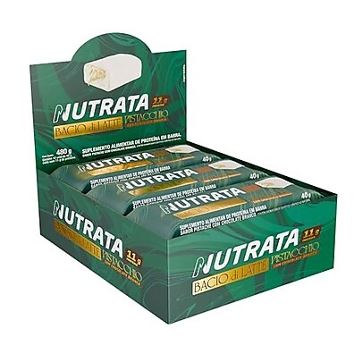 Bacio di Latte Pistache: 12 Barras Deliciosas 40g