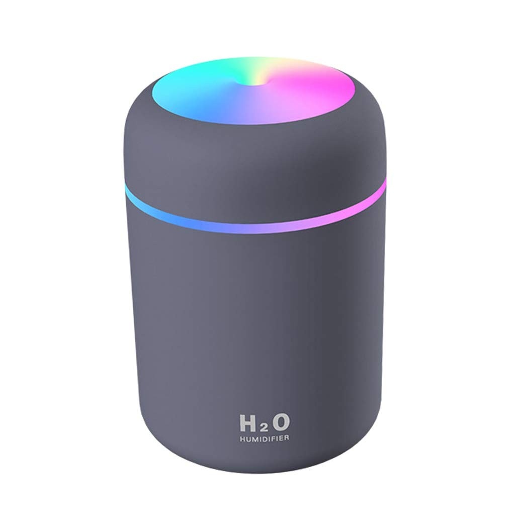 Difusor de Aroma USB com Luz Noturna - Umidificador de Ar Elétrico Portátil